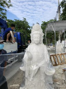 Tượng Quan Âm Đứng - Tại Cơ Sở Điêu Khắc Hoàng Hải