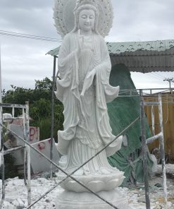Tượng Quan Âm Đứng - Tại Cơ Sở Điêu Khắc Hoàng Hải